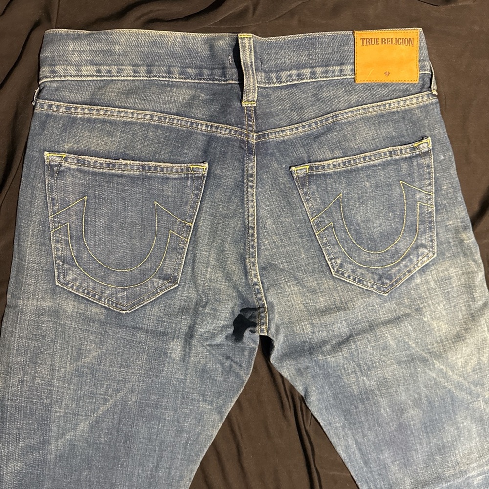 New Men’s True Religion Geno Relaxed Denim Italian Jeans Size 31